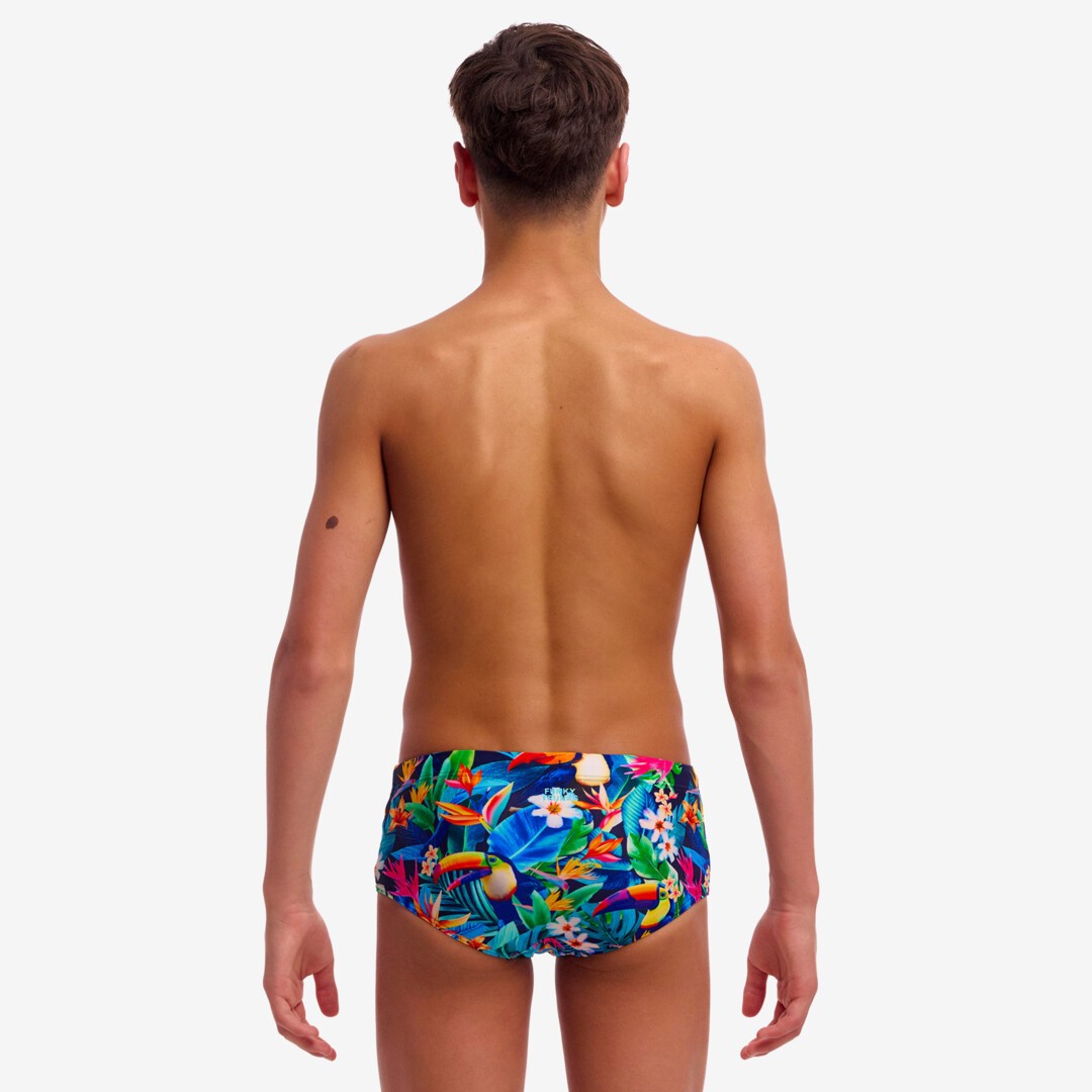 Funky Trunks Boys Sidewinder Trunks Birdie Wordie