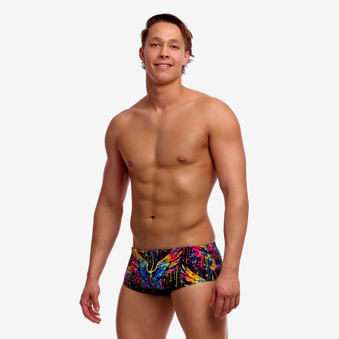 Funky Trunks Mens Sidewinder Trunks Killer Cupid | Swimwear Shack