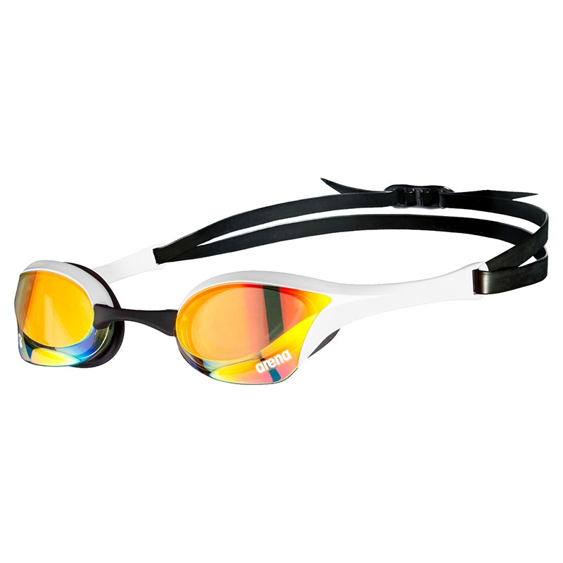 Arena Cobra Ultra Swipe Mirror Goggles Yellow | Race Goggles – Swimwear Shack