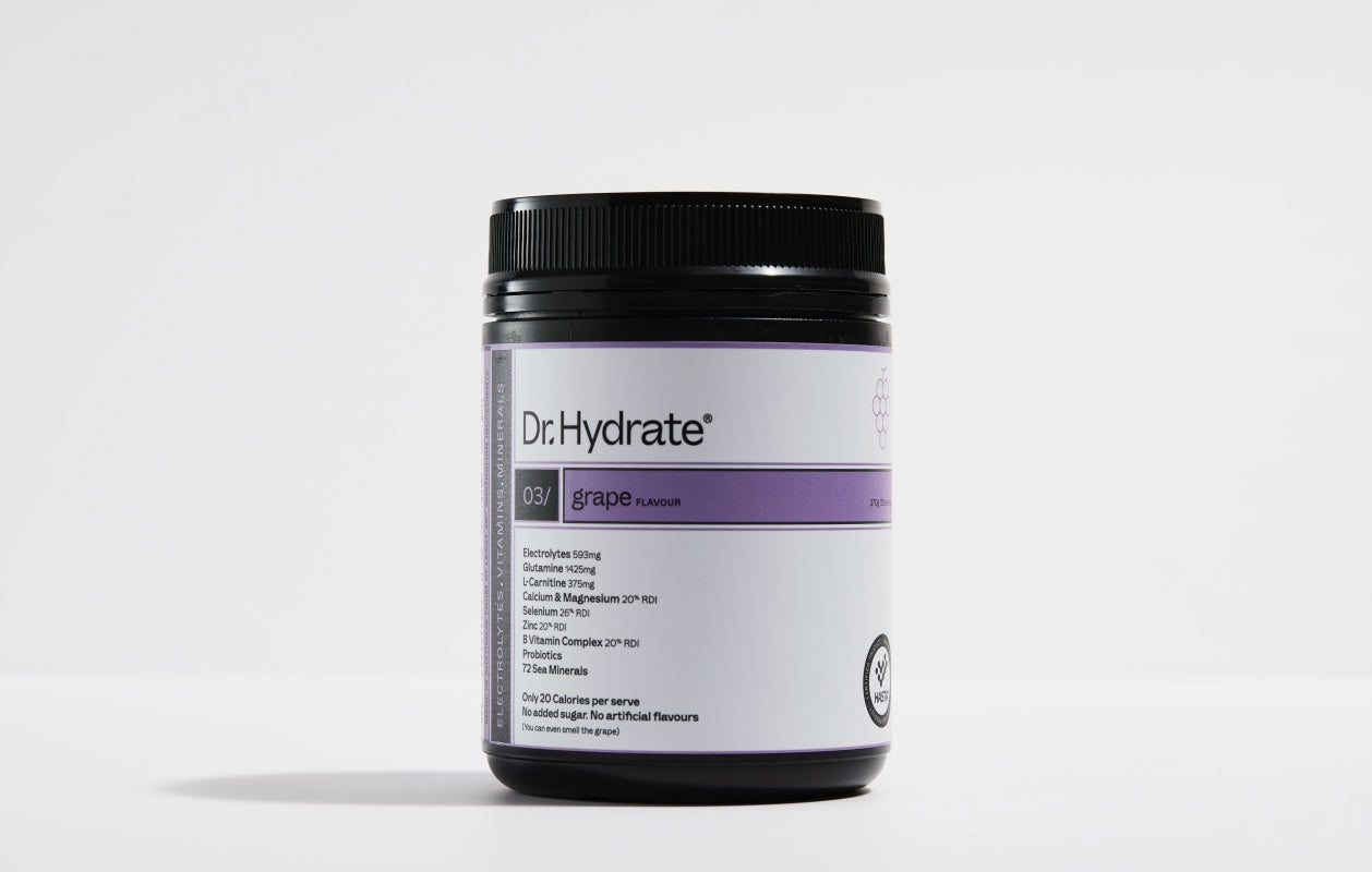 Dr. Hydrate Grape Jar – Electrolyte Hydration | Swimwear Shack
