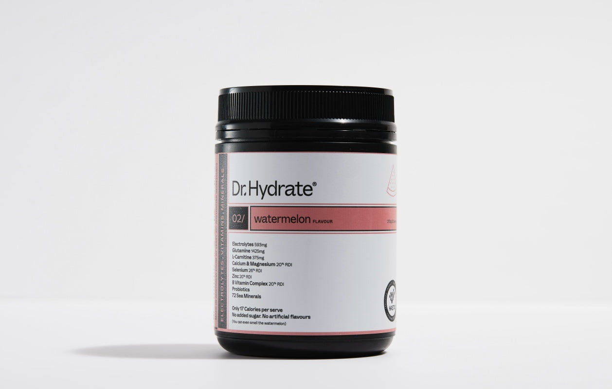 Dr. Hydrate Watermelon Jar – Electrolyte Hydration | Swimwear Shack