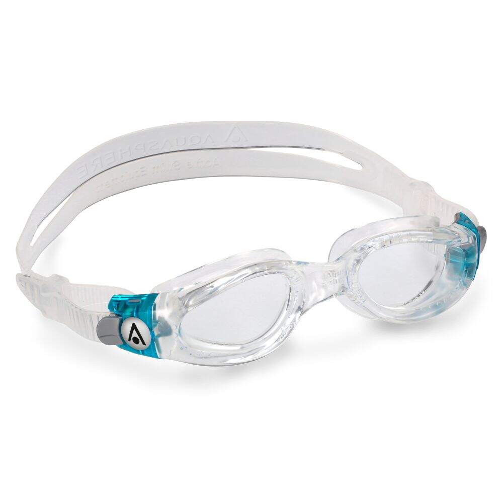 Aquasphere Kaiman Compact Swim Goggles - Clear/Aqua | Swimwear Shack