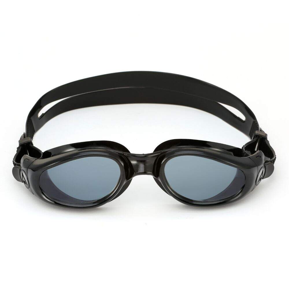 Aqua Sphere Kaiman Goggle Black Frame Smoke Lens | Swimwear Shack