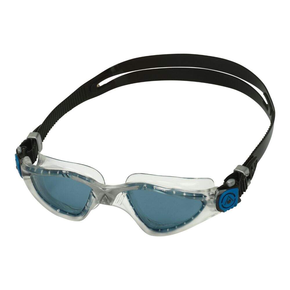 Aquasphere Kayenne Swim Goggles - Smoke Lens/Clear/Silver | Swimwear Shack