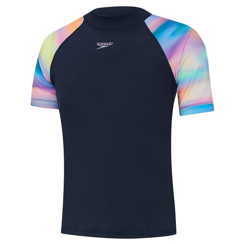 Speedo Girls Rash Top | Sun Protection Swimwear – Swimwear Shack
