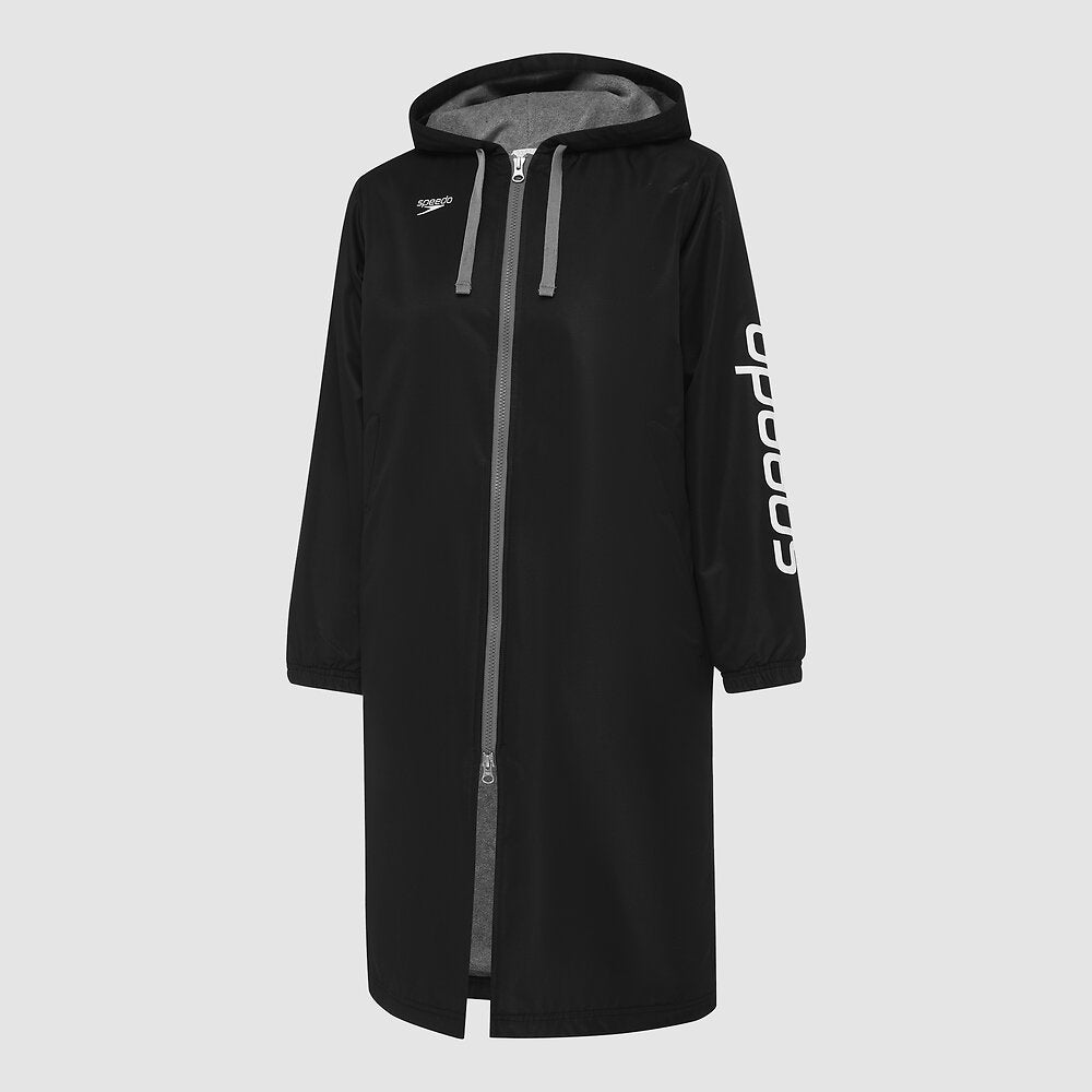 Speedo Junior Unisex Logo Deck Coat Black