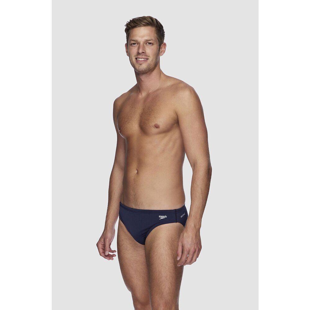 Endurance Plus Speedo Men's 5cm Brief Navy | Durable & Comfortable Swim Briefs