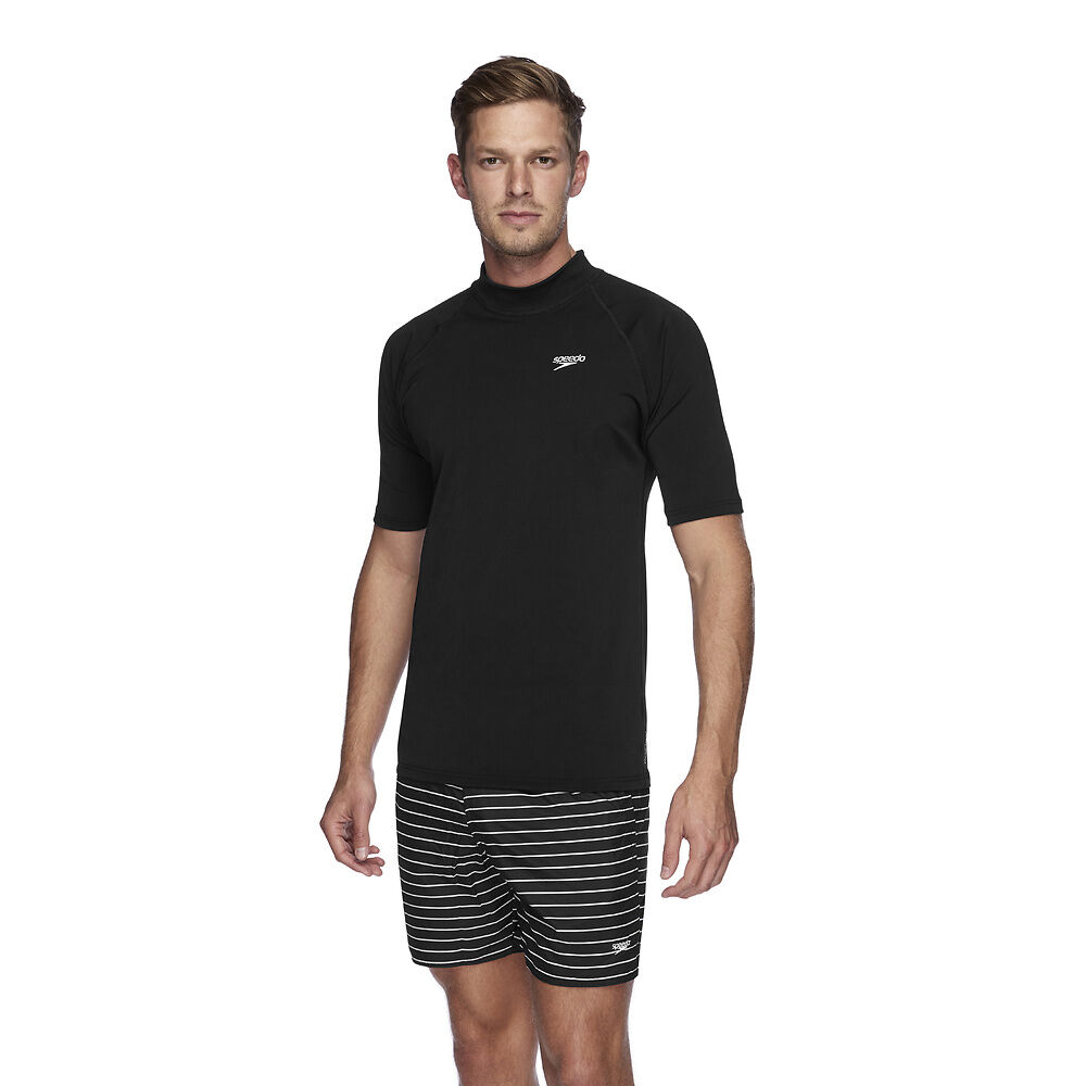 Men's Relaxed Speedo Short Sleeve Suntop | Comfortable Sun Protection