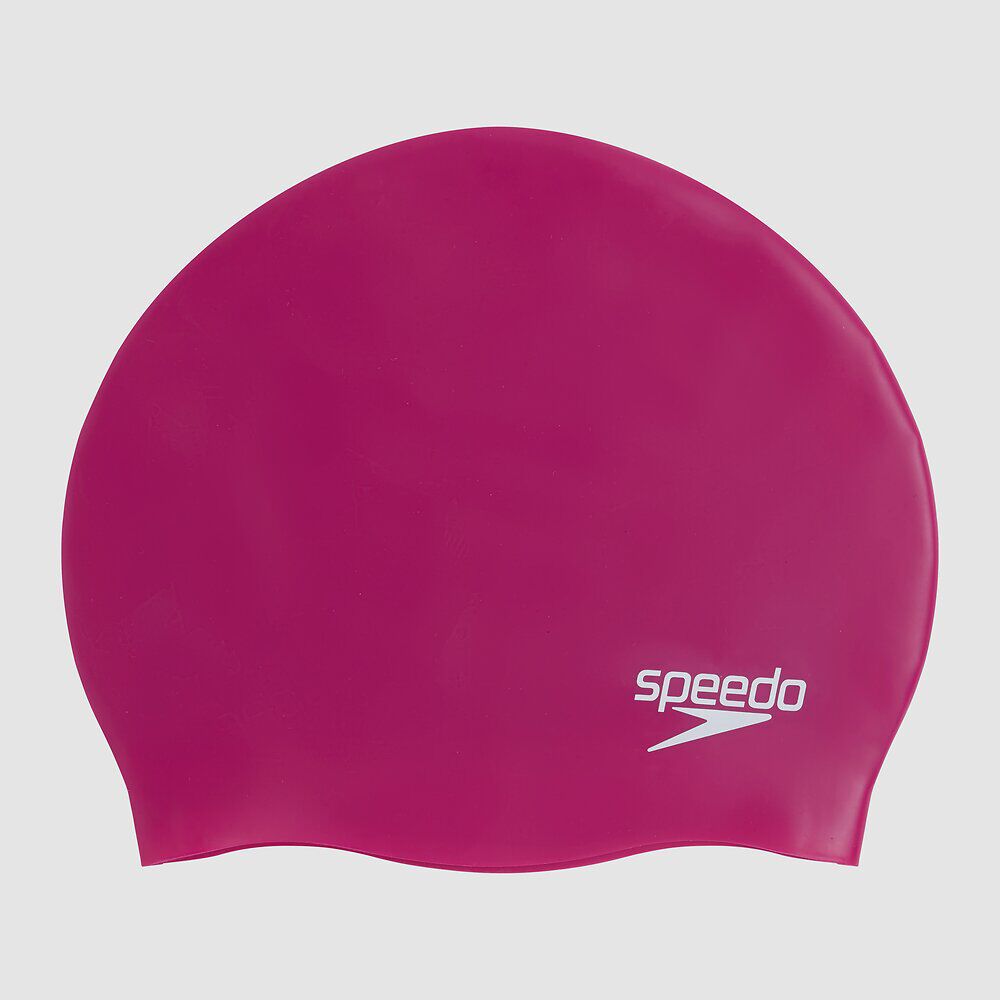 Speedo Plain Moulded Silicone Swim Cap – Electric Pink | Swimwear Shack