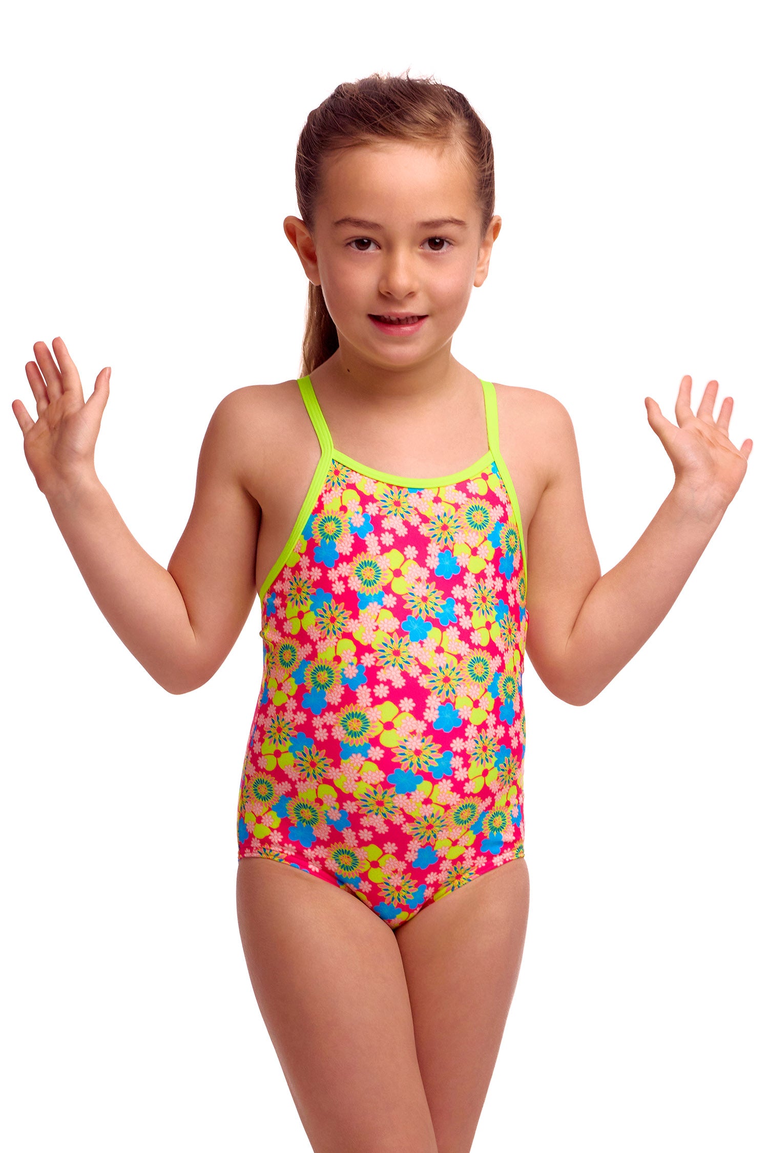 Toddler Girl's Printed One Piece Flow Blow