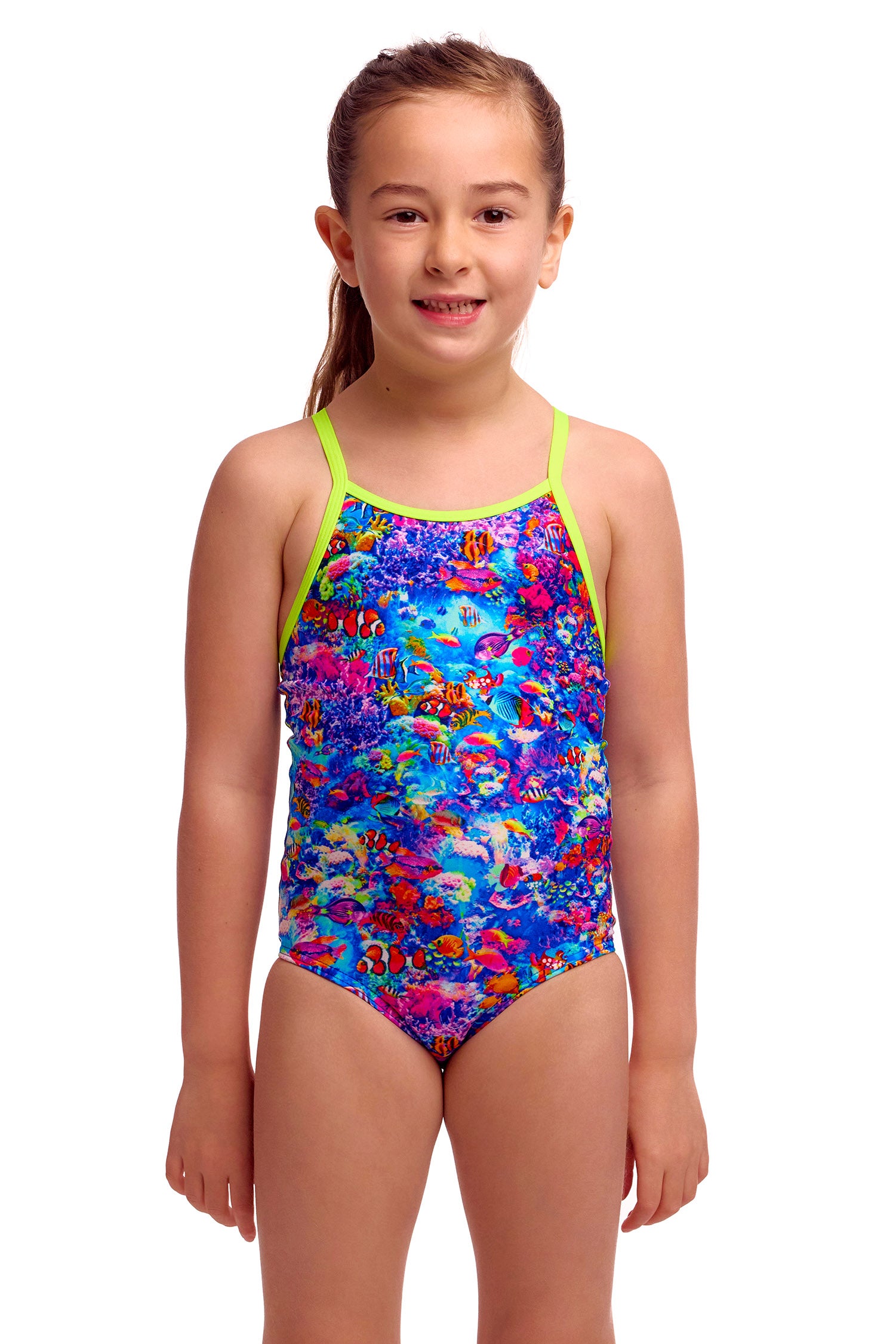 Toddler Girl's Printed One Piece Sea Life
