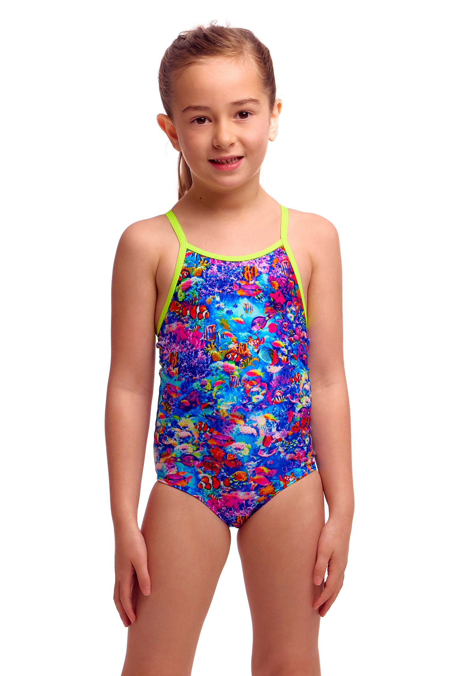 Toddler Girl's Printed One Piece Sea Life