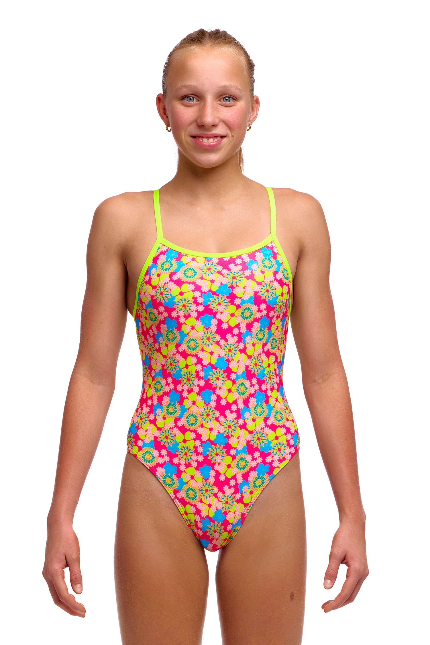 Girl's Single Strap One Piece Flow Blow