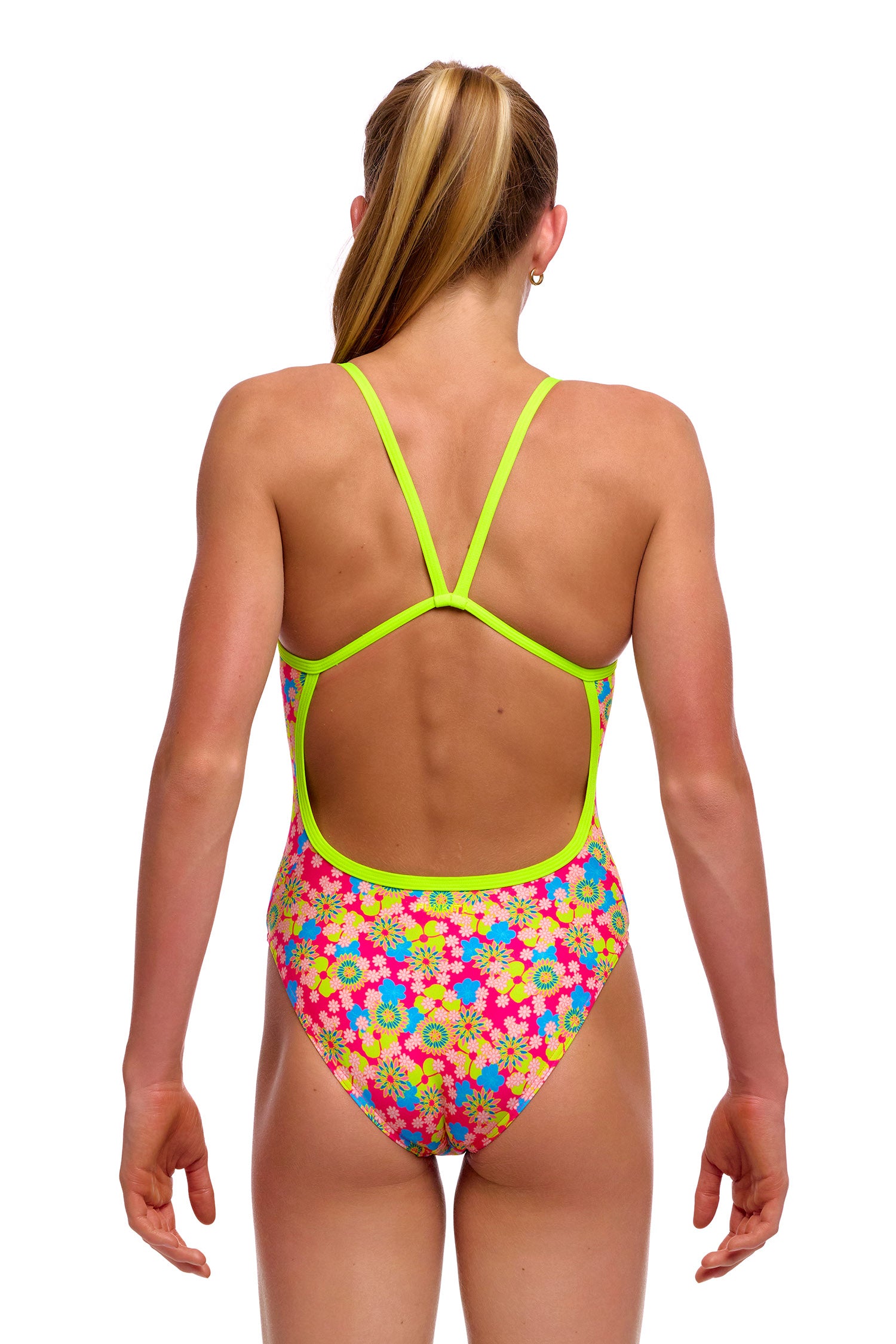 Girl's Single Strap One Piece Flow Blow