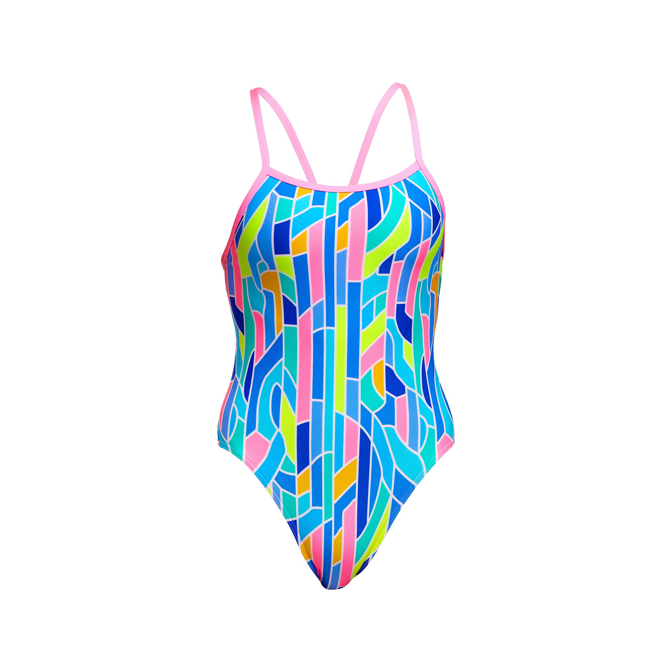 Girl's Single Strap One Piece Pillared