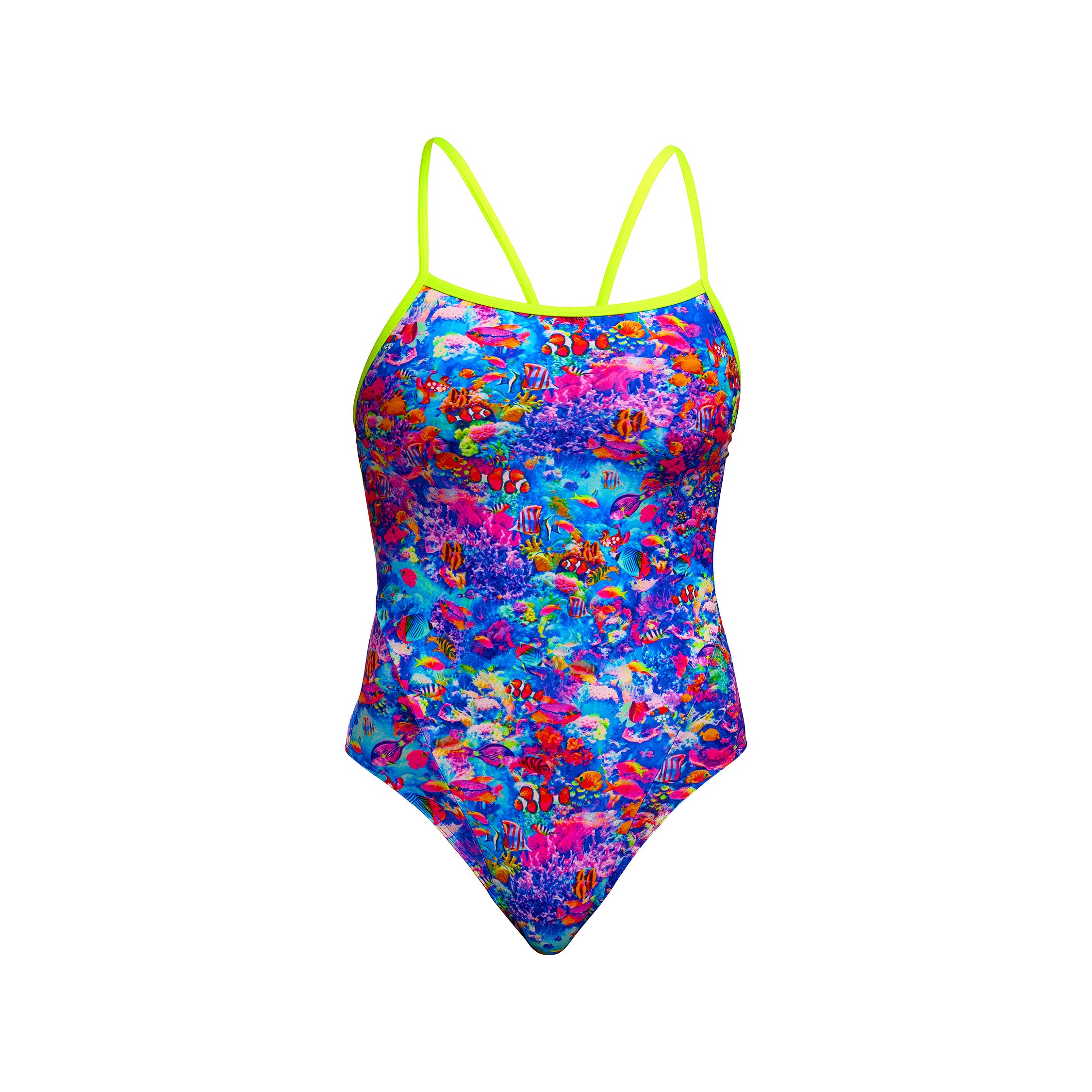 Ladies Single Strap One Piece Sea Life