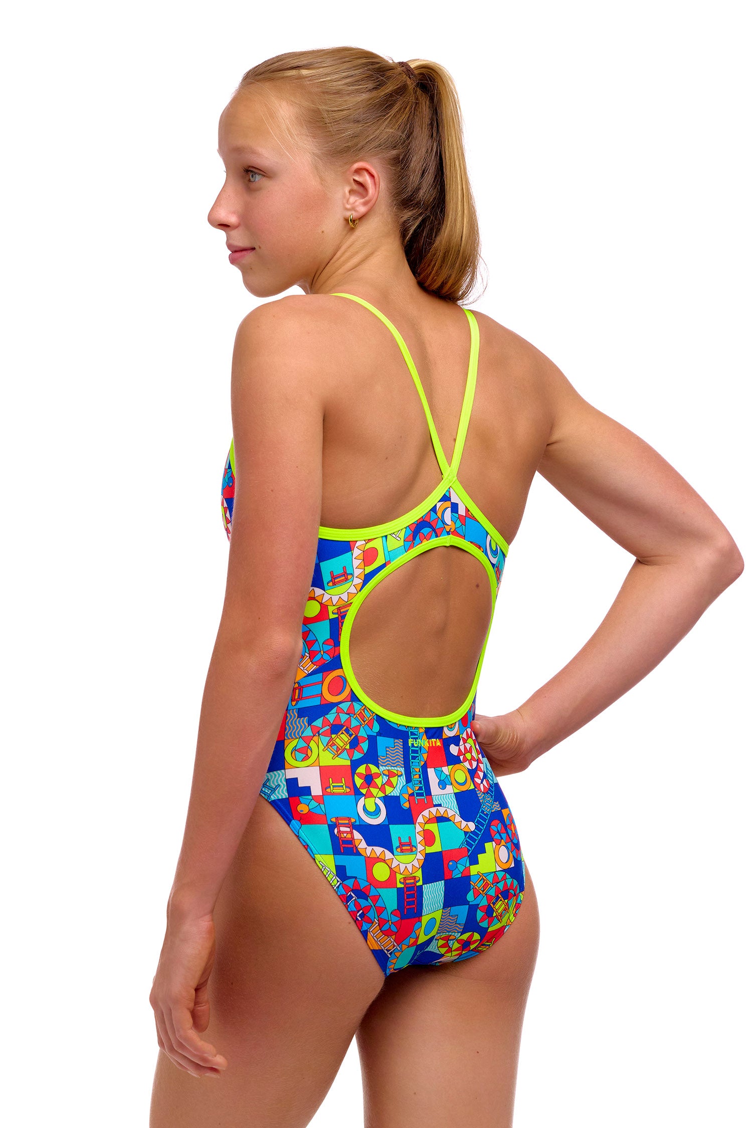 Girl's Diamond Back One Piece Bored Games