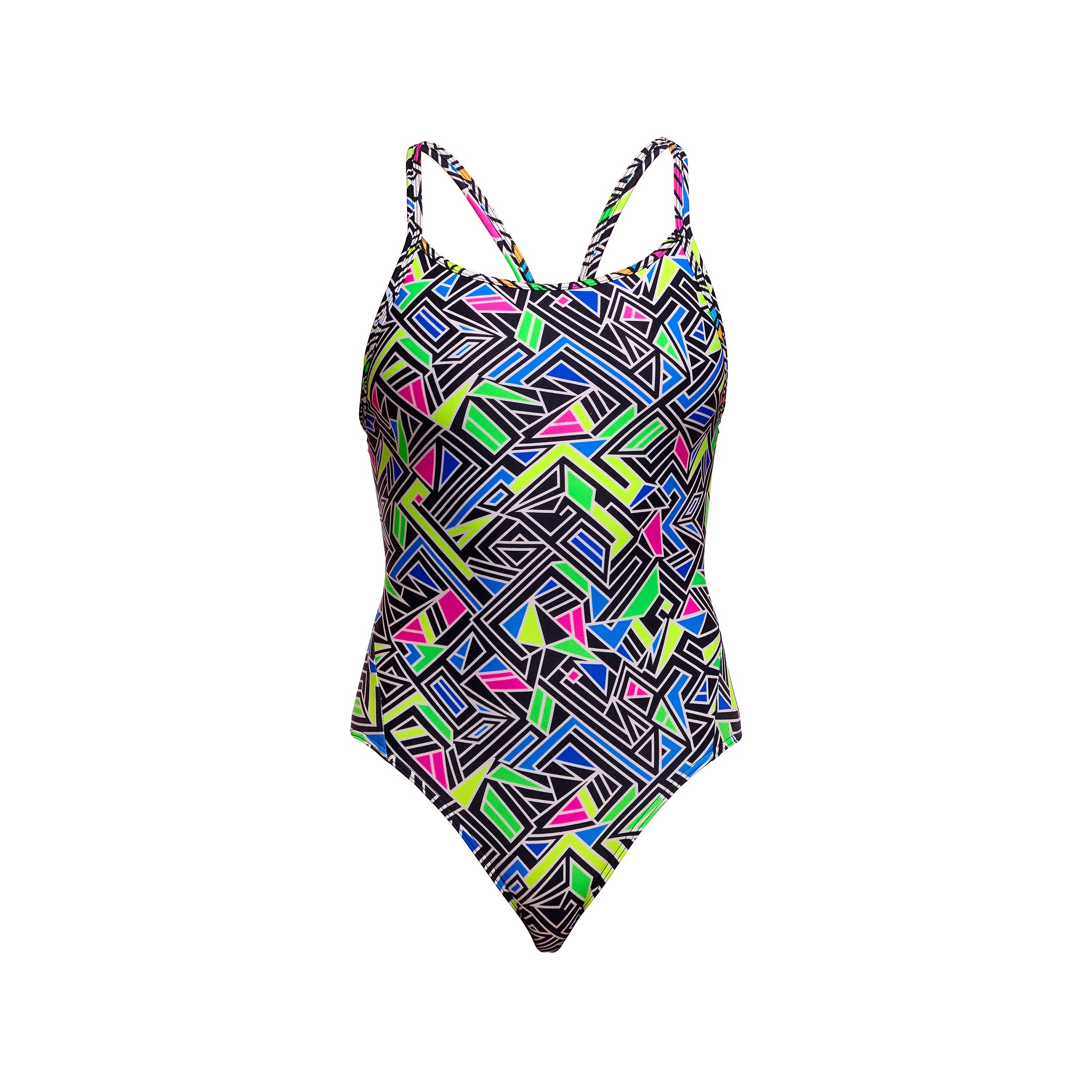 Ladies Diamond Back One Piece Bits Of Peace