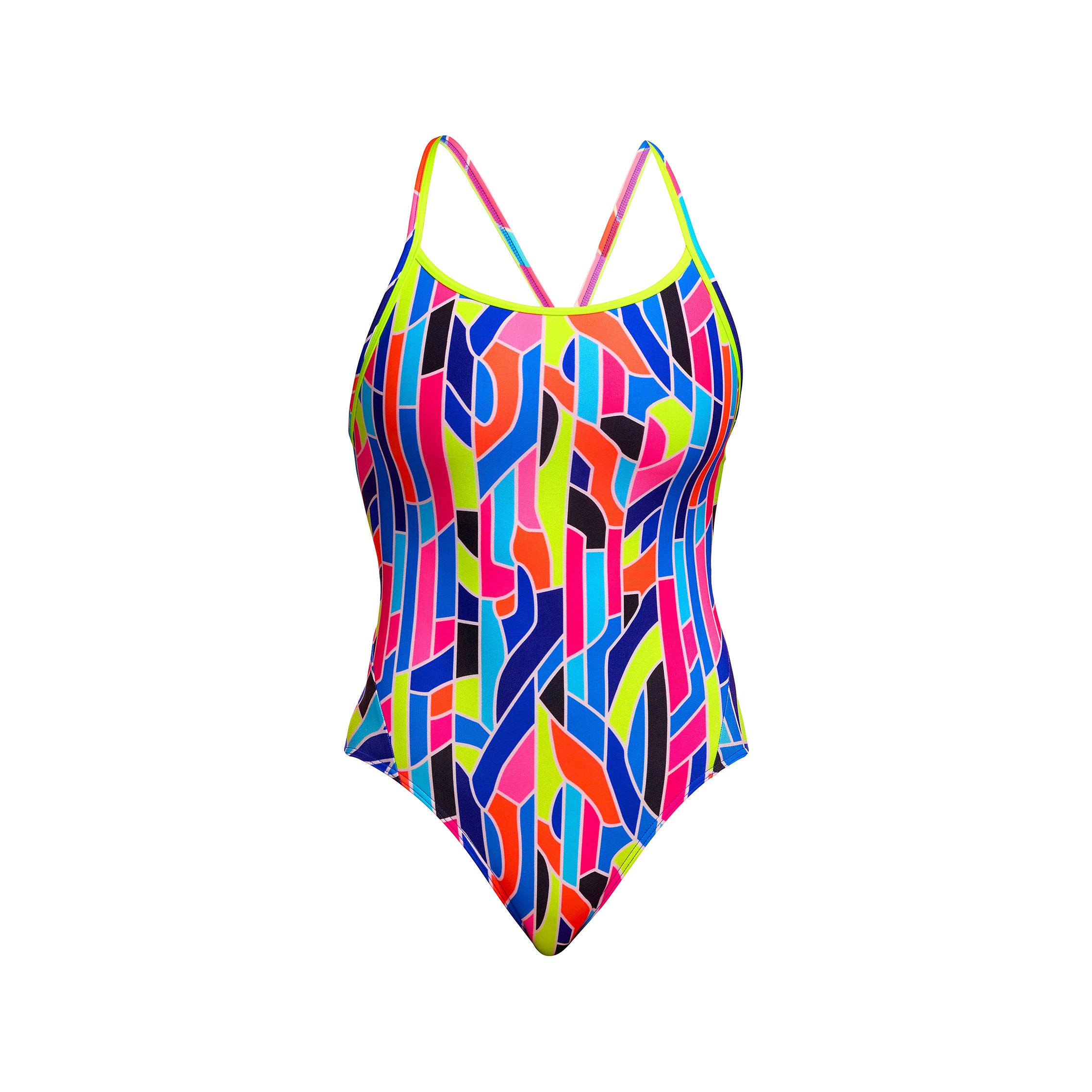 Ladies Diamond Back One Piece Fault Lines