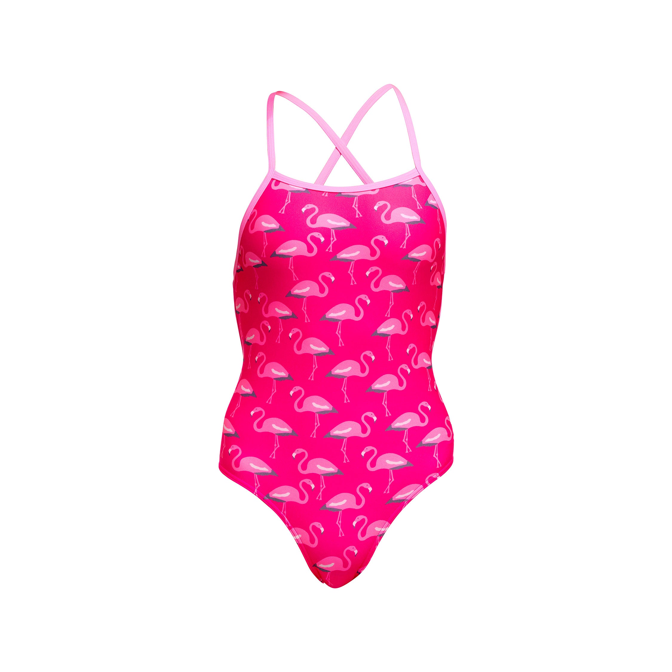 Girl's Strapped In One Piece Flaming Go Gos