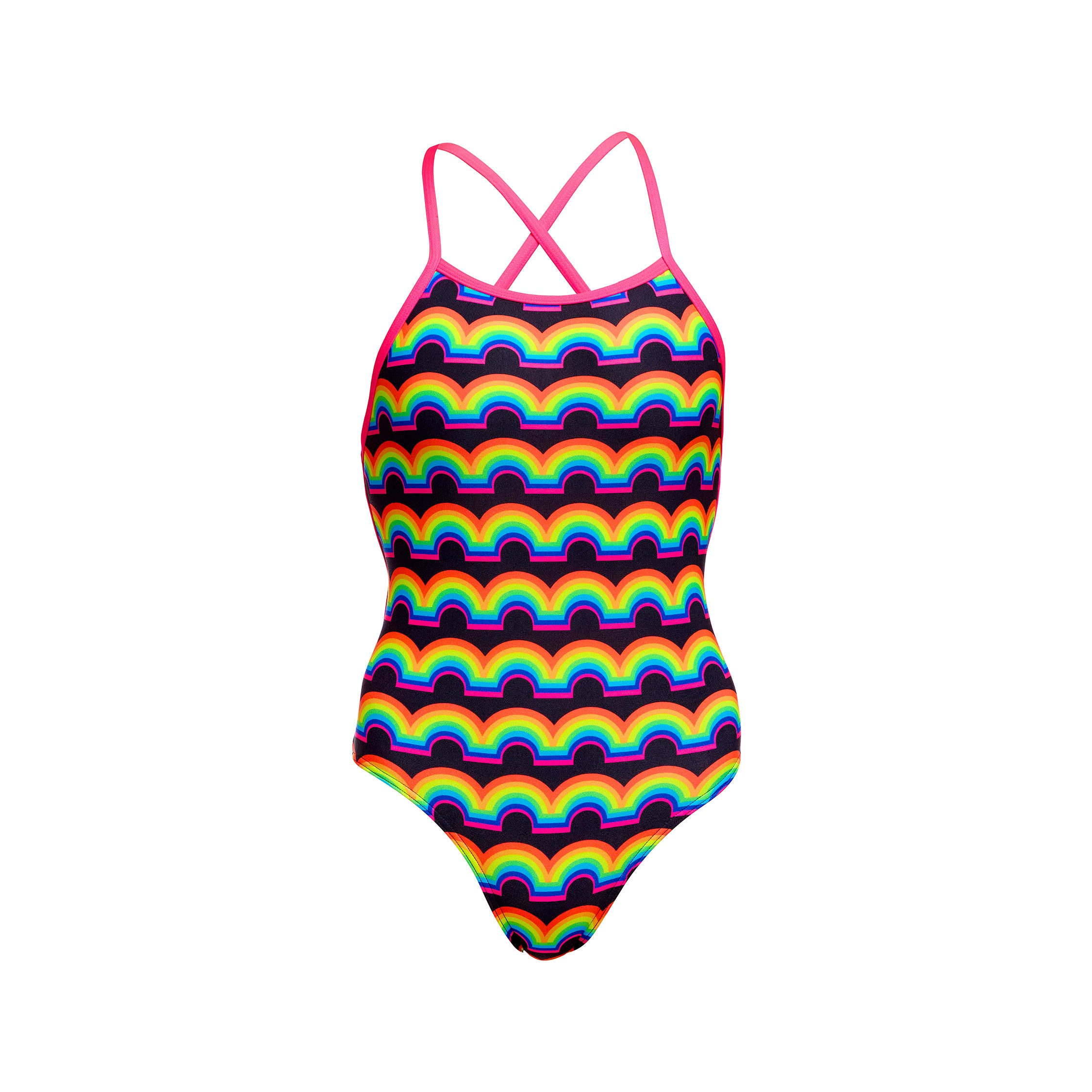 Girl's Strapped In One Piece Rainbowie