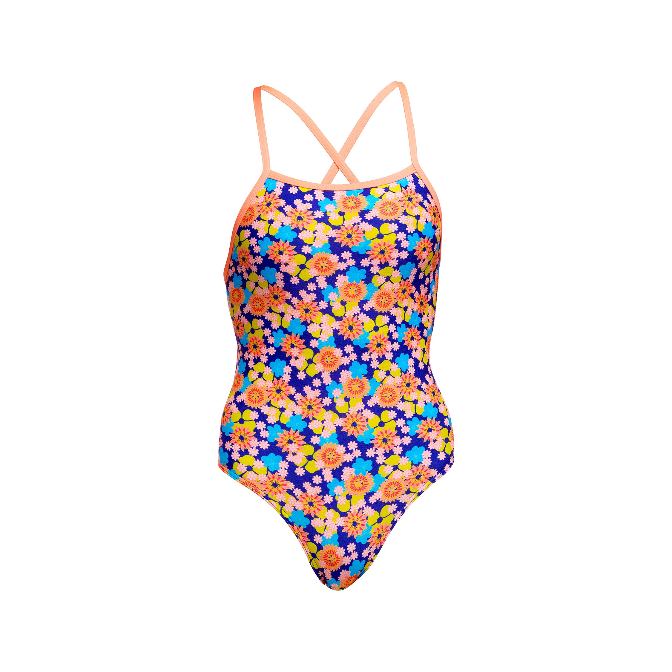 Girl's Tie Me Tight One Piece Killer Flowers