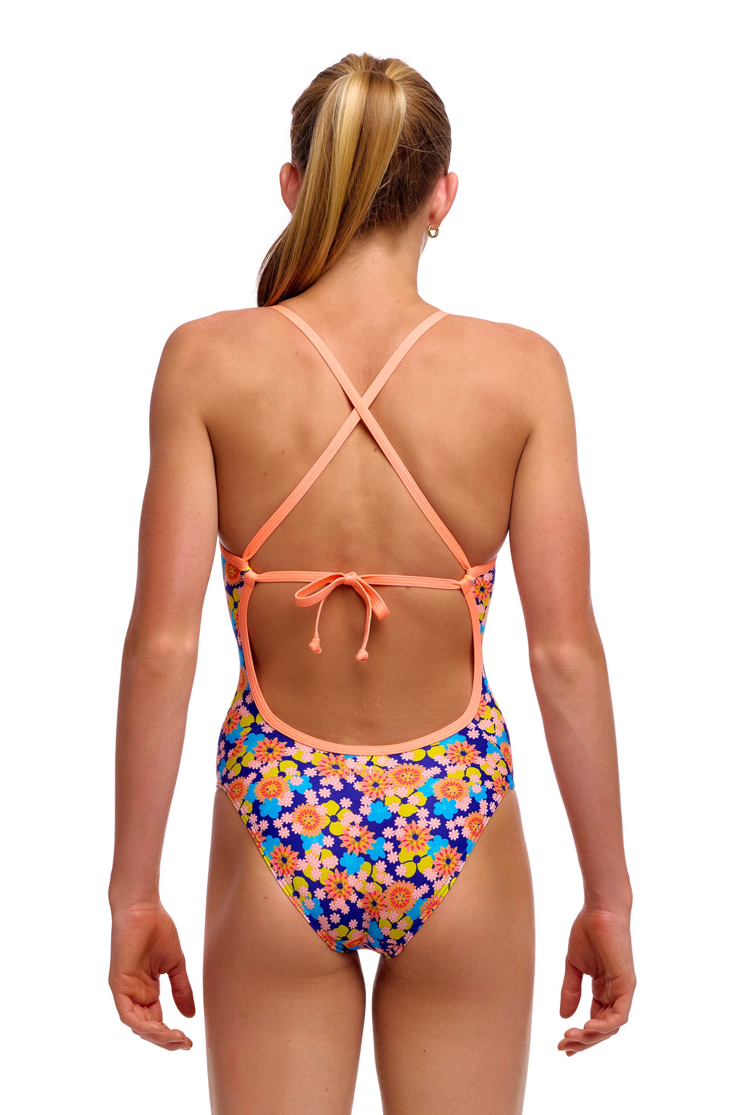 Girl's Tie Me Tight One Piece Killer Flowers