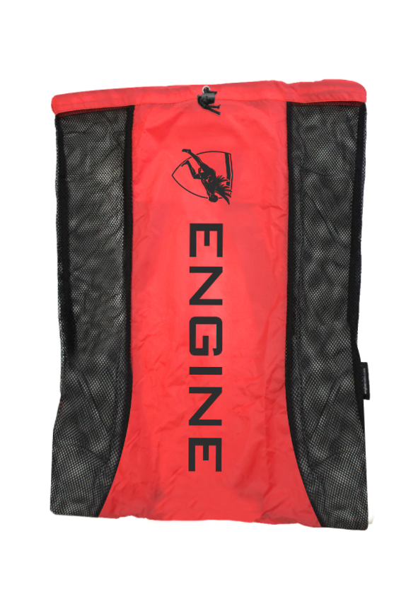 Engine Mesh Backpack - Red