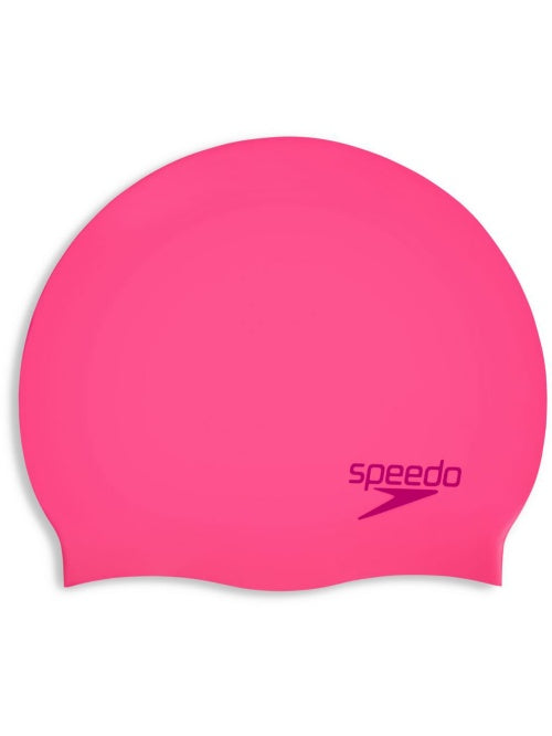 Plain Moulded Silicone Junior Cap Pink
