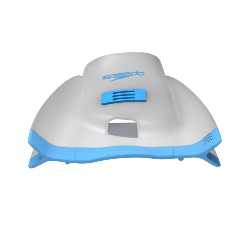 Speedo x DMC Elite Fin – White/Blue Atoll | Swim Training Fins | Swimwear Shack