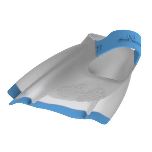 Speedo x DMC Elite Fin – White/Blue Atoll | Swim Training Fins | Swimwear Shack