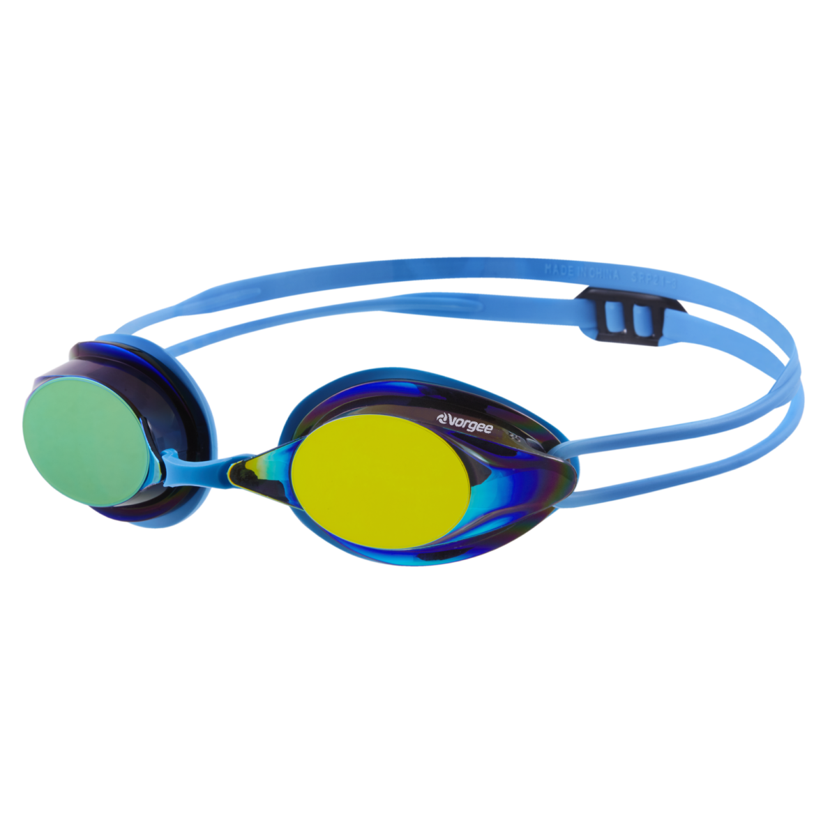 Vorgee Eclipse Mirror Lens Goggles – Light Blue | Premium Comfort & Vision | Swimwear Shack