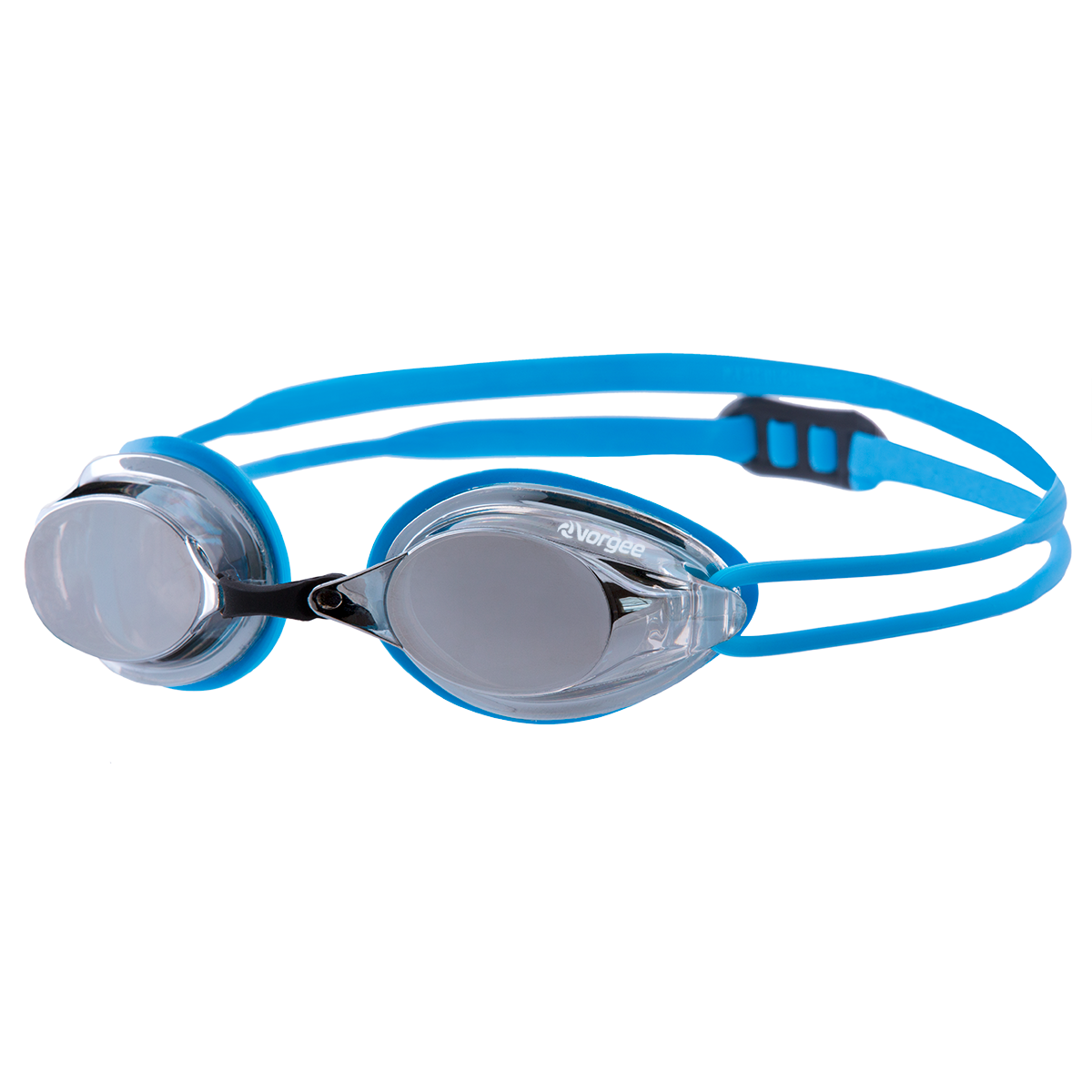 Vorgee Missile Goggle Mirrored - Aqua | Elite Performance Swim Goggles
