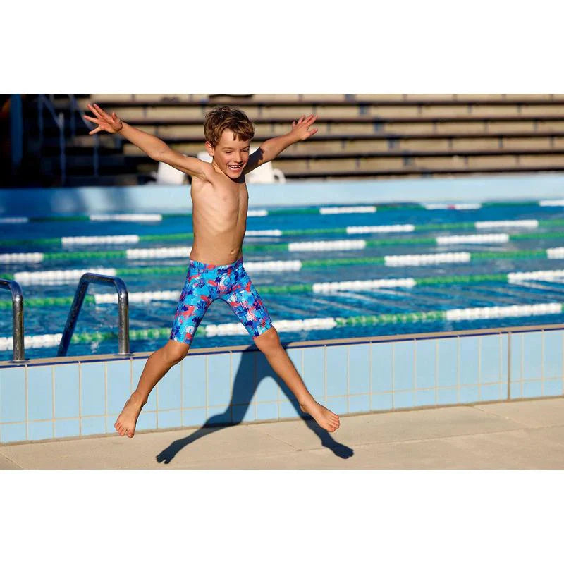toddler boys swimwear at Swimwear Shack — trunks, jammers & rash vests from Funky Trunks, Speedo & Zoggs. Built to last.