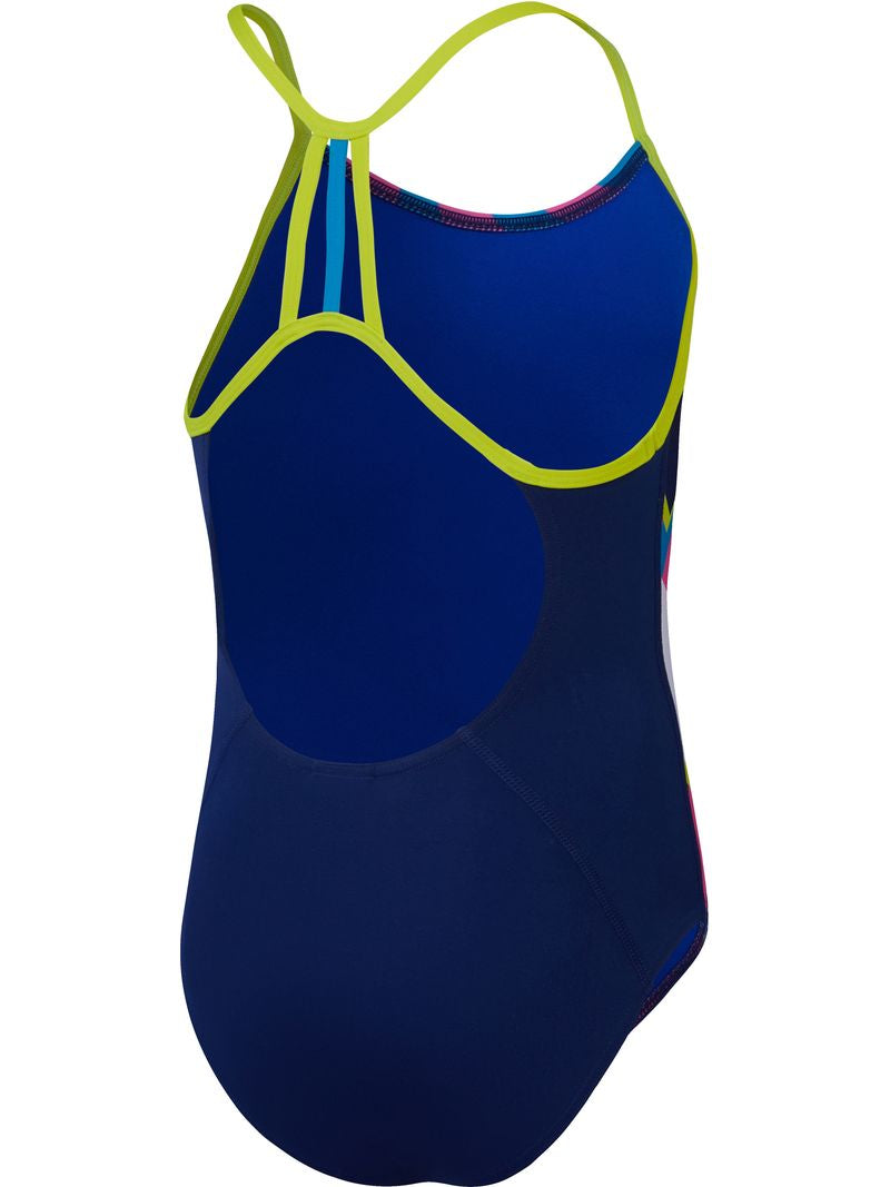 Speedo Girls Lane Line Back