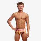 Funky Trunks Boys Sidewinder Trunks - Circle of Life | Stylish & Durable Swimwear