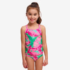 Funkita Girls Swim Steady Tankini & Brief Tropic Palm | Swimwear Shack