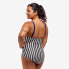 Funkita Ladies Ruched One Piece Admiralty Stripe | Swimwear Shack