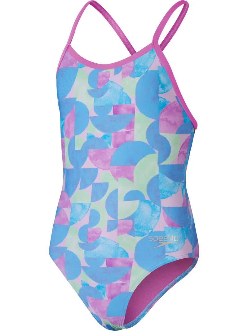 Speedo Girls Allover V Back