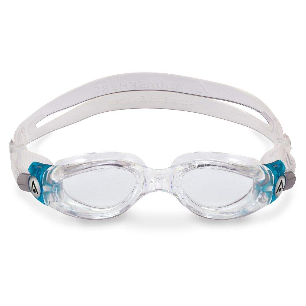 Aquasphere Kaiman Compact Swim Goggles - Clear/Aqua | Swimwear Shack