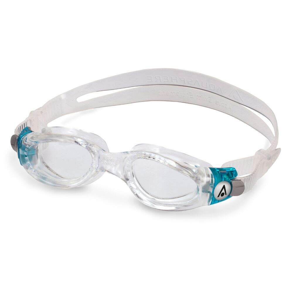 Aquasphere Kaiman Compact Swim Goggles - Clear/Aqua | Swimwear Shack