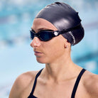 Aqua Sphere Kaiman Goggle Black Frame Smoke Lens | Swimwear Shack