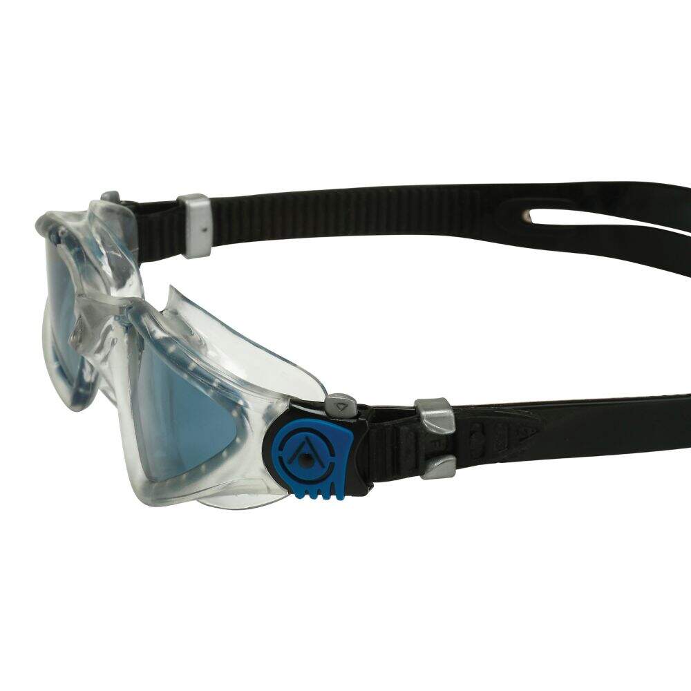 Aquasphere Kayenne Swim Goggles - Smoke Lens/Clear/Silver | Swimwear Shack