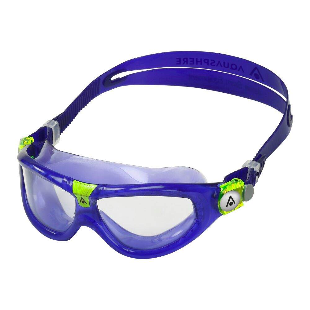 Aquasphere Seal Kid 2 Swim Goggles - Purple/Lime/Clear | Swimwear Shack