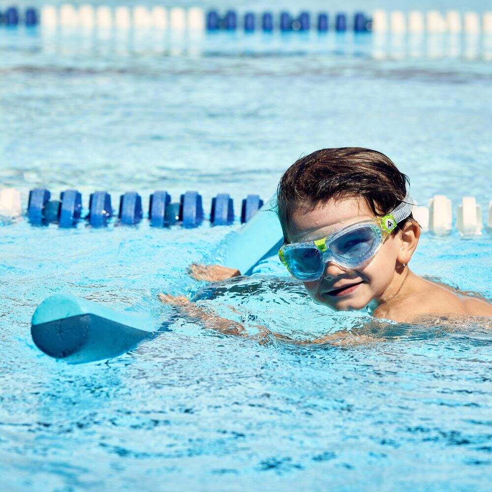 Aquasphere Seal Kid 2 Swim Goggles - Clear/Lime/Blue Tint | Swimwear Shack