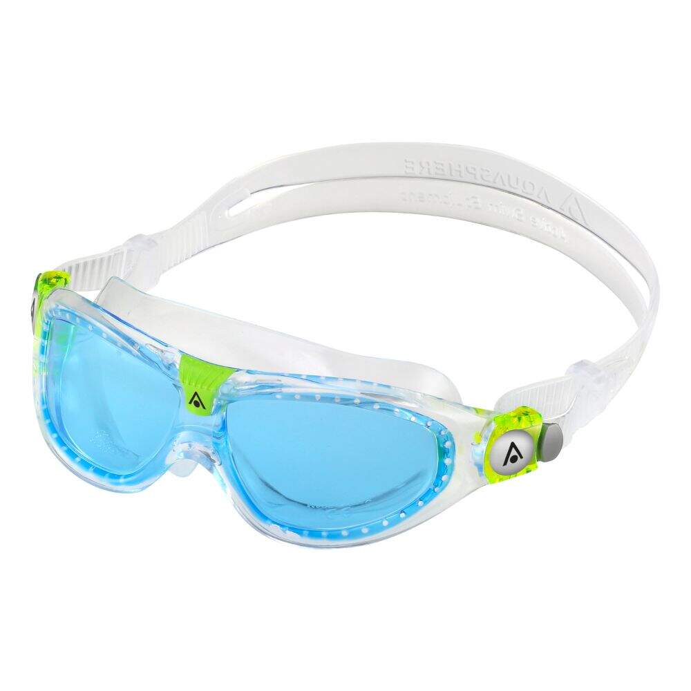 Aquasphere Seal Kid 2 Swim Goggles - Clear/Lime/Blue Tint | Swimwear Shack