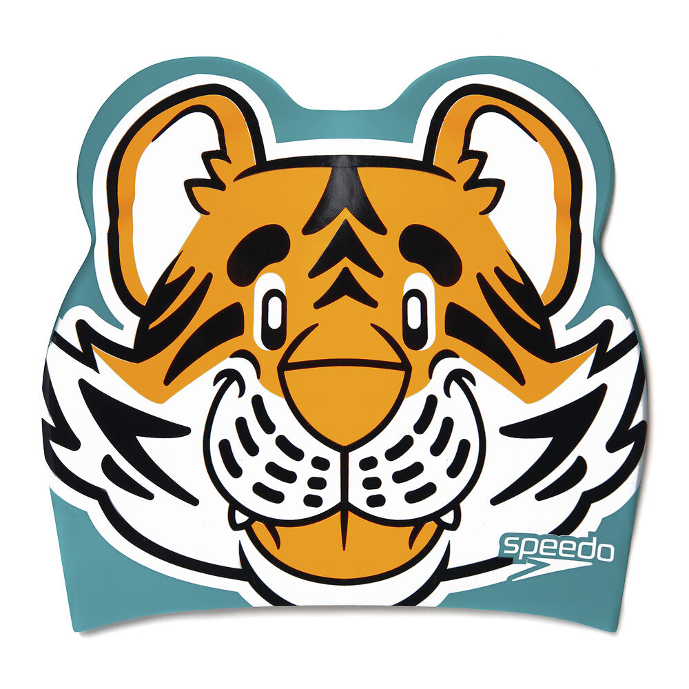 Speedo Character Cap - Tiger Cub | Fun & Durable Swim Caps for Kids