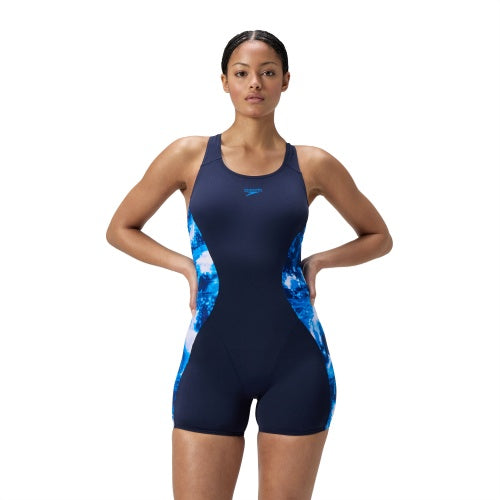 Speedo Womens Digital Print Legsuit