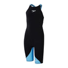 Junior Girls Fastskin LZR Ignite Kneeskin Black-Picton Blue Swimsuit | Swimwear Shack