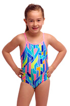 Toddler Girl's Printed One Piece Pillared